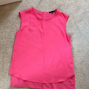 Ro & De Bright Pink Sleeveless Blouse